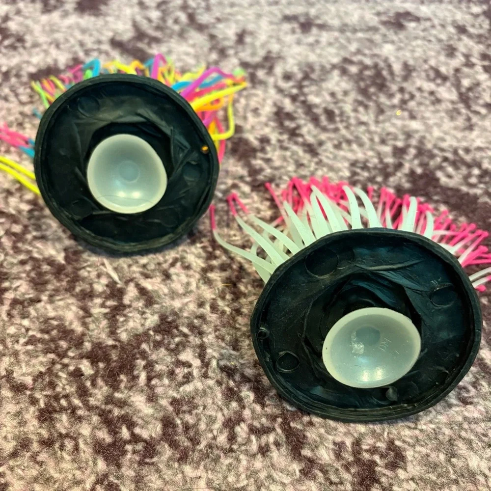 Top Fin * Fish Glow Pink Anemone Aquarium Ornaments Silicone Rainbow Neon Plant